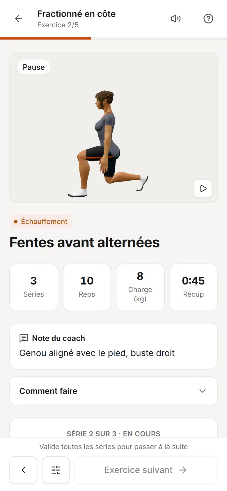 Séance guidée sur téléphone